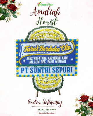 Papan Bunga Duka di Suboh