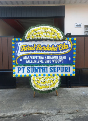 Papan Bunga Duka di Suboh