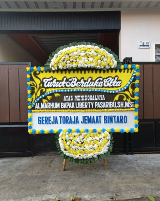 Papan Bunga Duka di Suboh