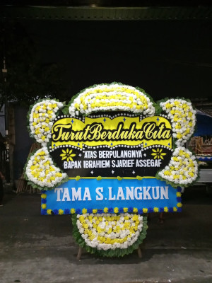 Papan Bunga Duka di Suboh